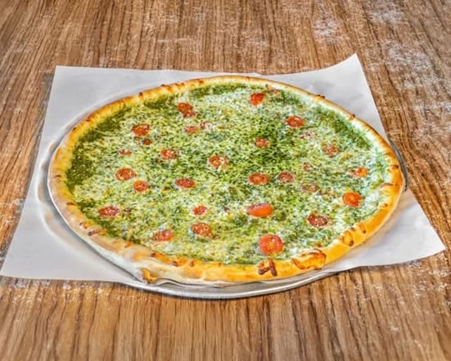 Basil pesto.